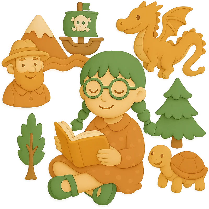 Nuotykių kupinos istorijų temos