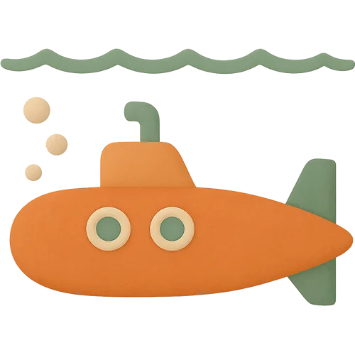 Personalizuota vaikiška knyga: Povandeniniai nuotykiai